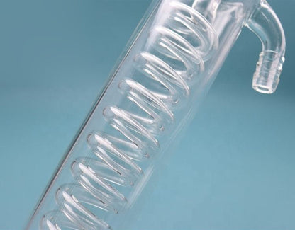 Glass Graham coiled condenser