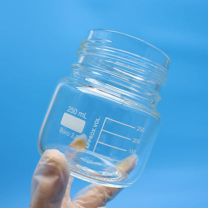 250 ml glass reagent bottle with GL80 screw lid