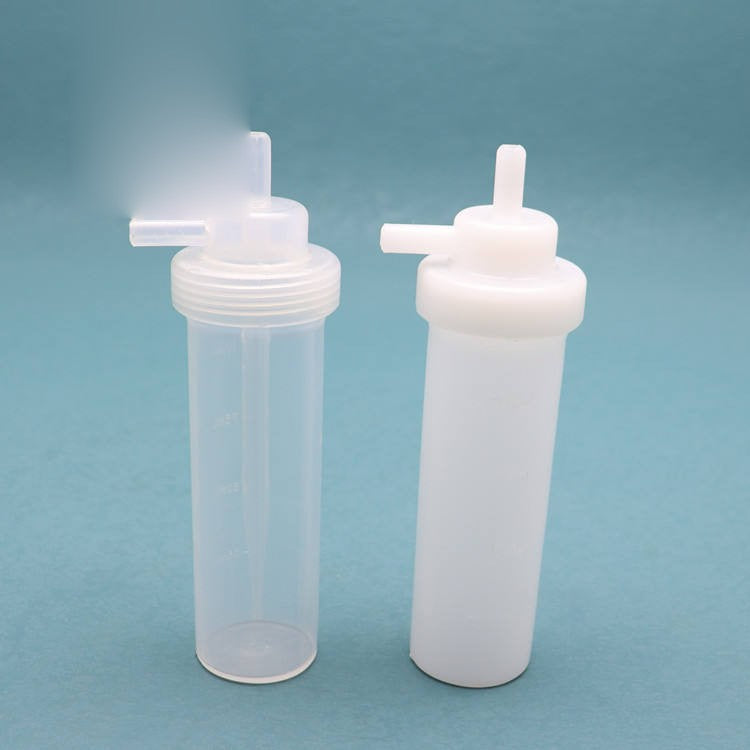 Bare PTFE impact-type absorption bottle; matches title