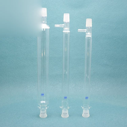 Glass Flash chromatography column with fritted disc