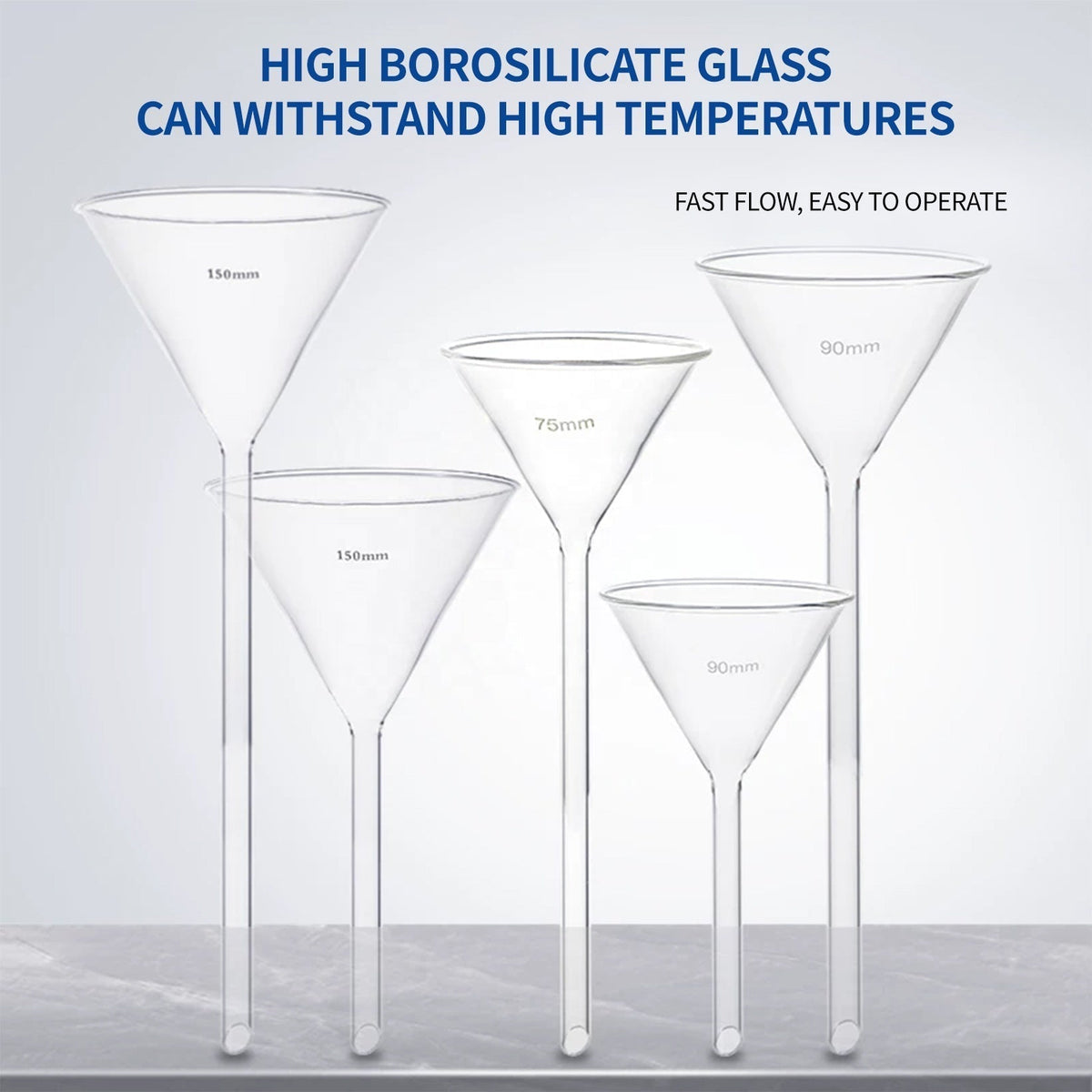 Glass Conical Filter Funnels