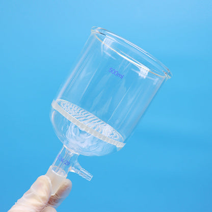 Glass Buchner Filter Funnel with Ground Joint