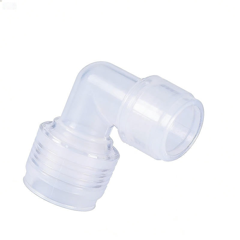 PFA 90-Degree Elbow with MNPT External Thread