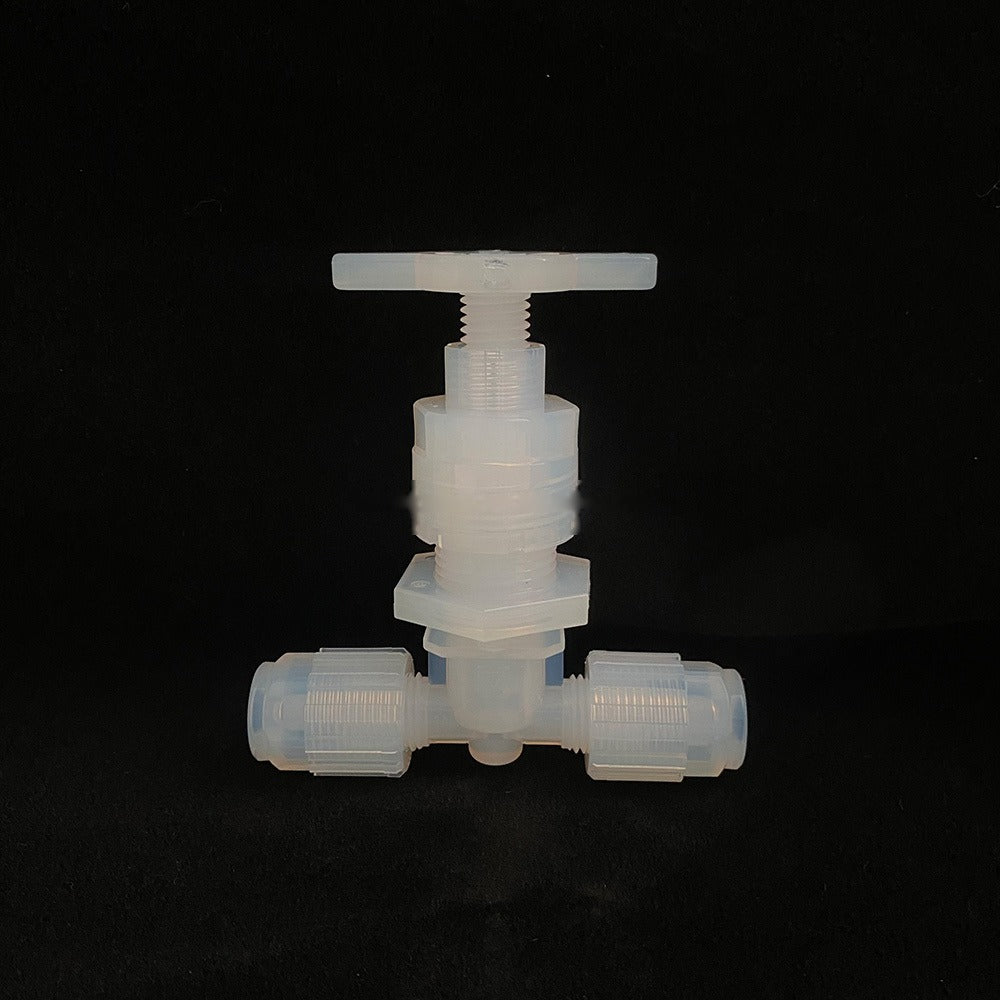 PFA Manual Needle Valve with T-Handle (Flare)