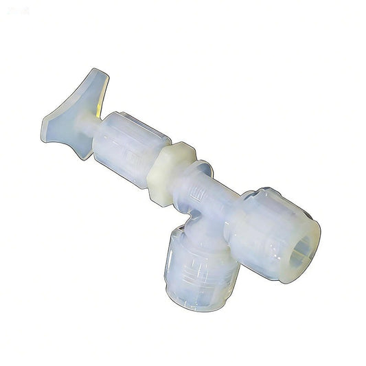 PFA Right-Angle Needle Valve