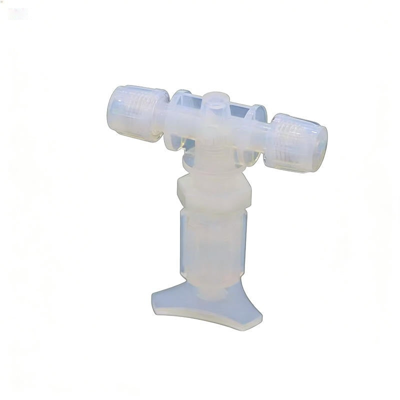 PFA Straight-Through Needle Valve