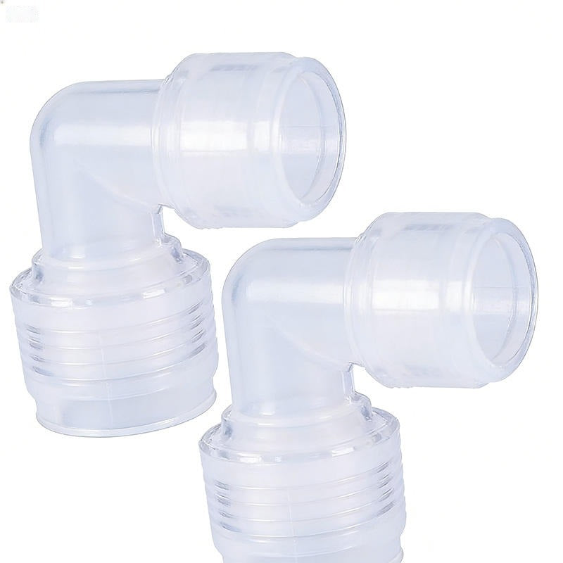 PFA 90-Degree Elbow with Male NPT Thread