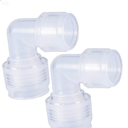 PFA 90-Degree Elbow with Male NPT Thread