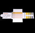 pH indicator papers, measuring range 5.4 to 7.0