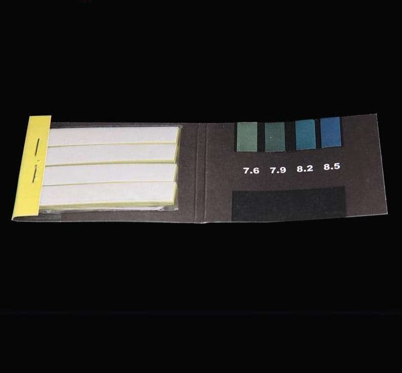 pH indicator papers, measuring range 7.6 to 8.5