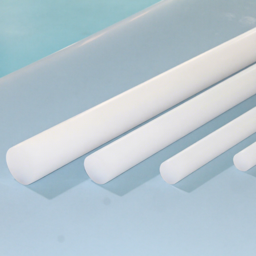 PFA Extruded Rod, OD 10 mm