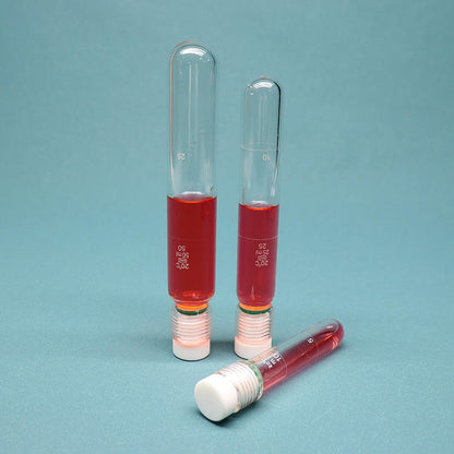 Glass Pressure Reaction Tube with PTFE Screw Plug, Round Bottom