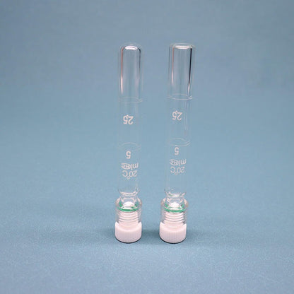 Glass Pressure Reaction Tube with PTFE Screw Plug, Round Bottom