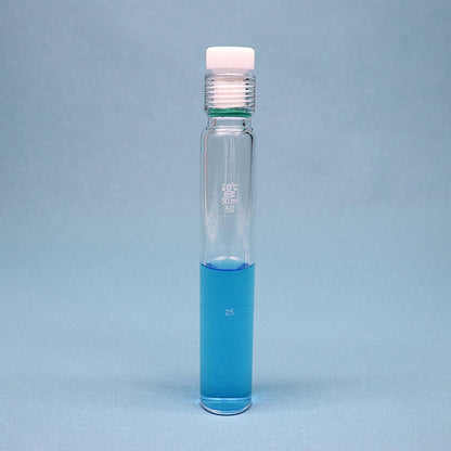 Glass Pressure Reaction Tube with PTFE Screw Plug, Round Bottom