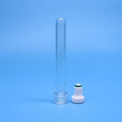 Glass Pressure Reaction Tube with PTFE Screw Plug, Round Bottom