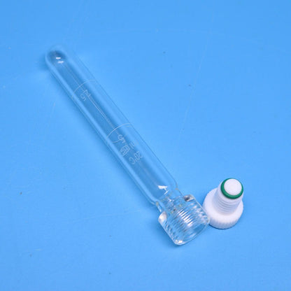 Glass Pressure Reaction Tube with PTFE Screw Plug, Round Bottom