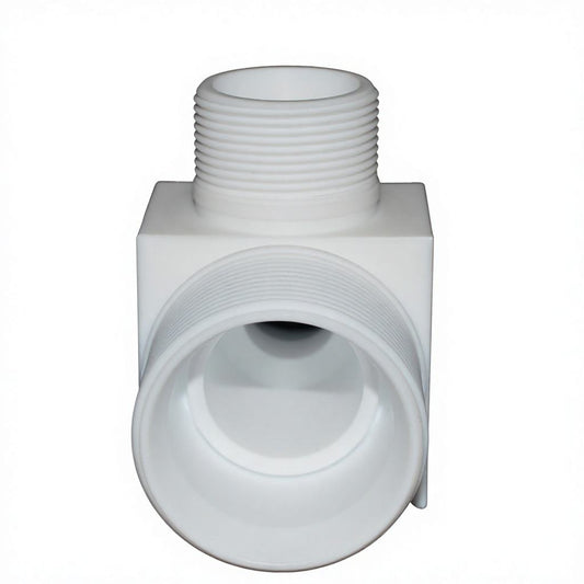 PTFE Male-Threaded Tee Connector