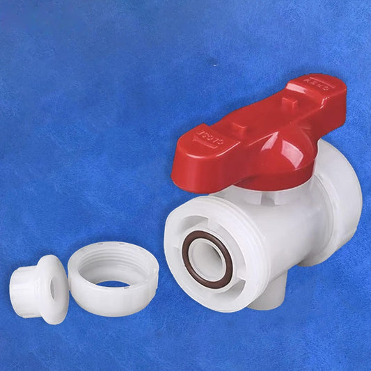 PVDF Flanged Ball Valve with Actuator Mount