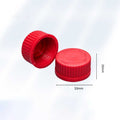 PP GL45 Screw Solid Cap with Grip Tabs, Pack of 10