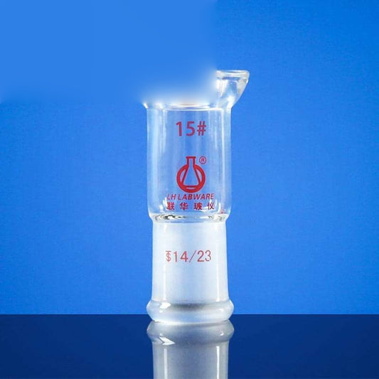 Schlenk transition adapter, #15 o-ring joint to glass joint socket