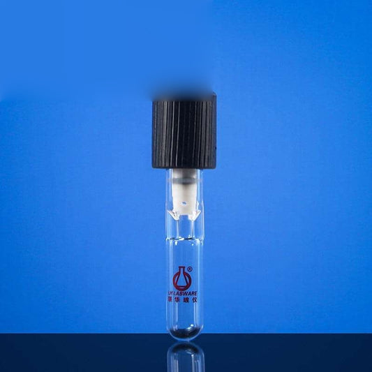 Schlenk tube with high vacuum valve, capacity 2 ml