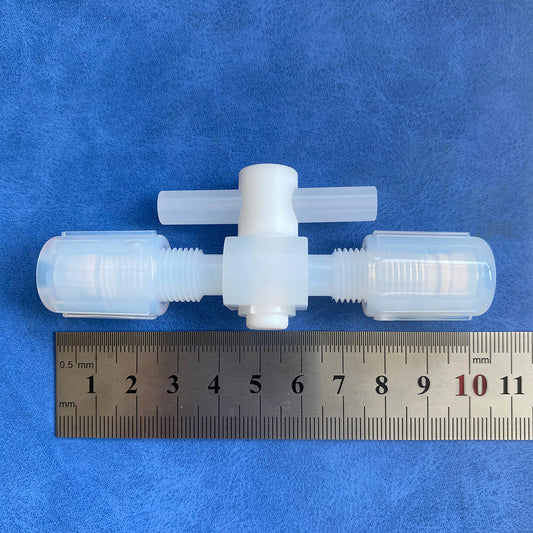 PFA Manual 2-Way Stopcock Valve