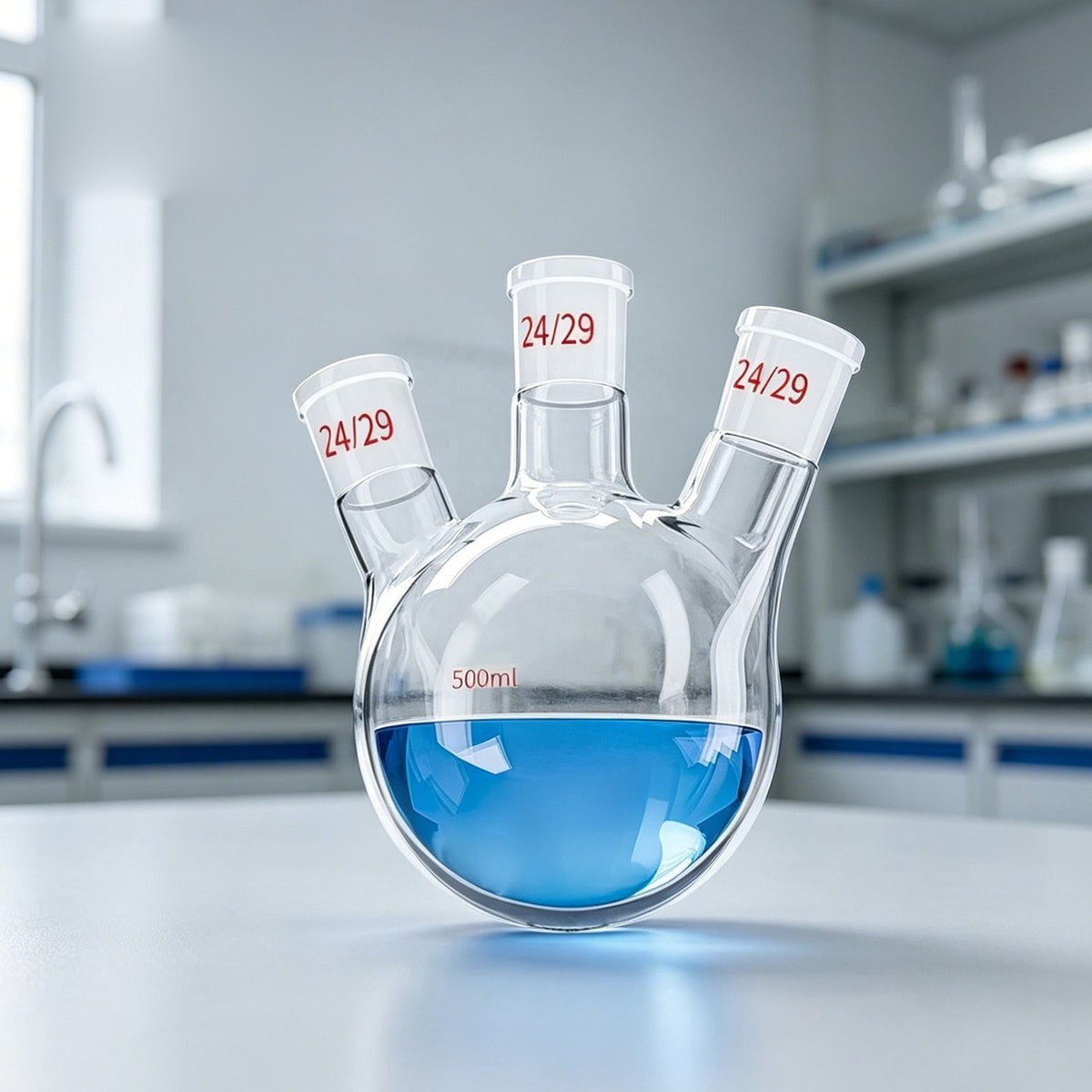 Three Neck Round Bottom Flask