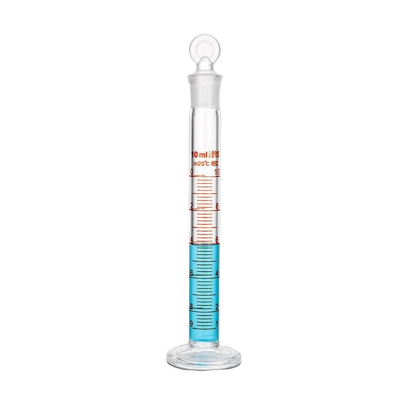 Thick-Walled Borosilicate Glass Measuring Cylinder