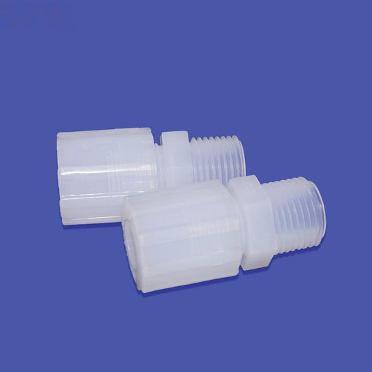 PFA Equal Straight Union Fitting, 3/8 in