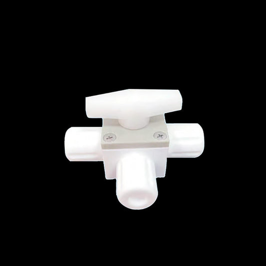 3-Way Flare Needle Valve, PTFE/PFA