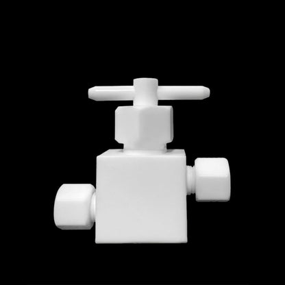 3-Way Flare Needle Valve, PTFE/PFA